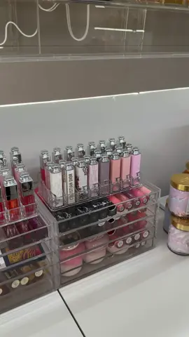 organize my Dior lip collection with me #diorbeauty #diorbeautylovers #makeuphaul #diorunboxing #diormakeup #diorlipoil #organizewithme 