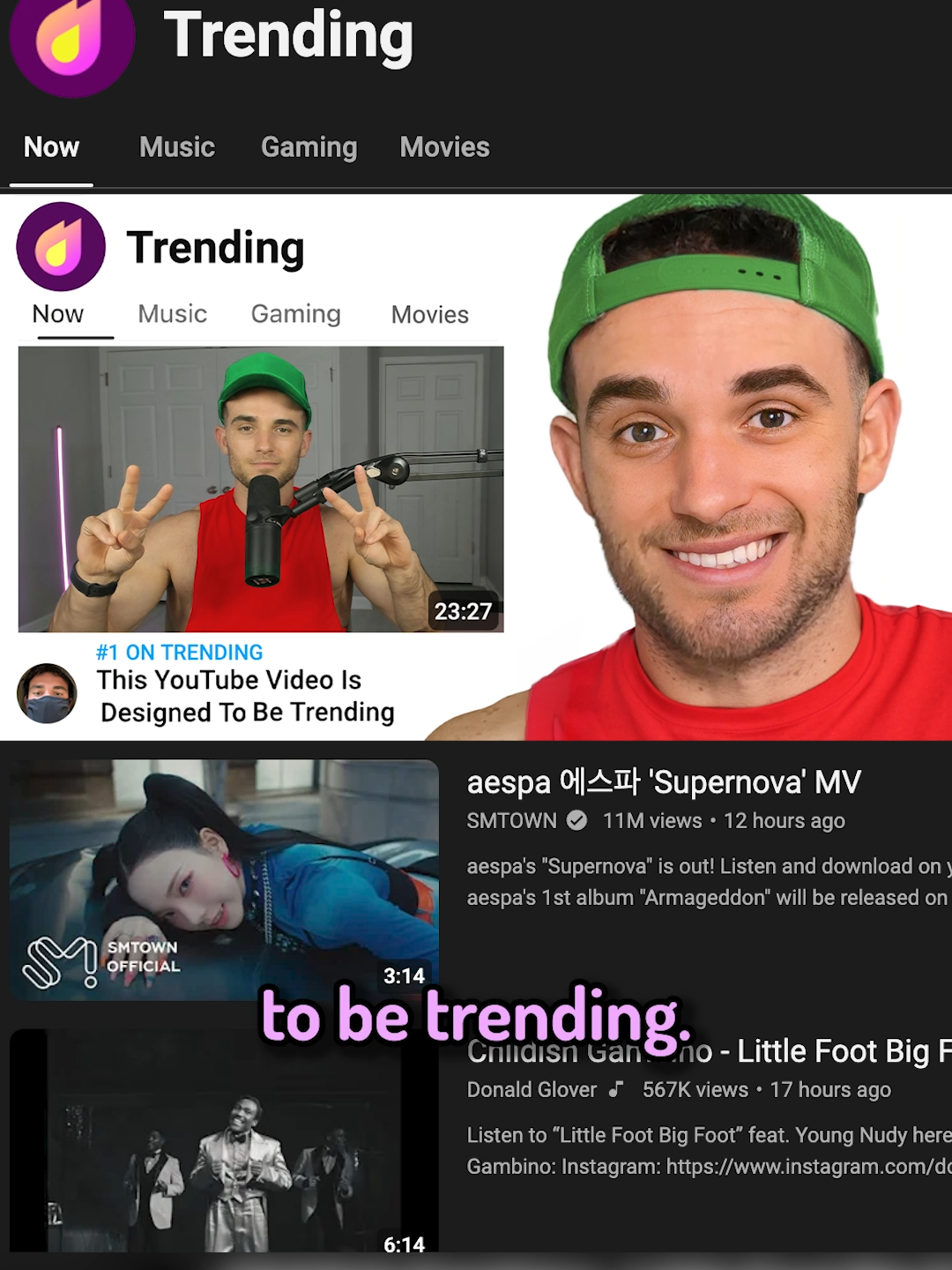 I Made A Video Designed To Be Trending