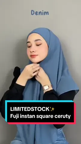 Bismillah.. LIMITEDSTOCK✨ Fuji instan square inner ceruty babydoll 2in1🥰#square #segiempatinstan #segitigainstan #tudungsg #hijabsg #fyppppppppppppppppppppppp 
