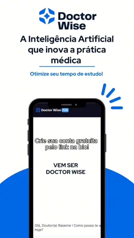 Aqui estão algumas maneiras pelas quais o @Doctor Wise  pode te ajudar: Acesso a informações atualizadas: O Doctor Wise pode fornecer acesso rápido a guidelines, diretrizes clínicas e artigos científicos relevantes para os seus estudos. Tira-dúvidas: Você pode utilizar o Doctor Wise para esclarecer dúvidas pontuais sobre diagnóstico, tratamento e condutas médicas. Revisão de temas específicos: Utilize o Doctor Wise para revisar temas específicos de forma rápida e eficiente, otimizando seu tempo de estudo. Atualizações sobre novas pesquisas: Mantenha-se informado sobre as últimas pesquisas e descobertas na área da saúde, utilizando o Doctor Wise como fonte confiável de informações. Auxílio na tomada de decisões clínicas: O Doctor Wise pode te ajudar a tomar decisões clínicas embasadas em evidências, contribuindo para uma prática médica mais segura e eficaz. Cupom de desconto: FLAVIAGASPARINO Link do app na minha bio 😉 #doctorwise #estudos #estudar #study #studygram #faculdade #med #areadasaude #appia #app #plataforma