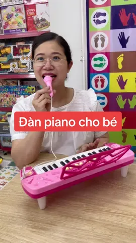 Đàn piano kèm mic đồ chơi cho bé #dandochoi #danchobe #danpianokemmic #dochoidanpianochobe #alababyshop 