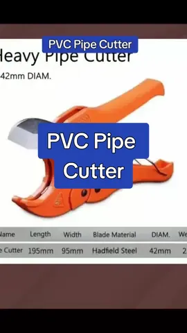 Only ₱149.00 - 199.00 for Industrial 3-42mm PVC Pipe Cutter PPR Pipe Cutter harp Blade Cutting Pipes Plumbing! #pvcpipecutter #cutter #pipecutter #pipe #pvcpipe 