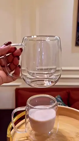 Double wall mugs available  #doublewallglasscup #doublewallmug #mug #buyonline #tiktokshop #musthaves #kitchenessentials 