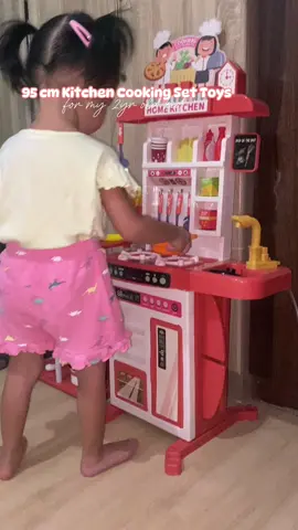 Upgraded Kitchen Cooking  Set  for my 2yr old kid My pa usok, paapoy at pa music na👩🏻‍🍳 #kitchencookingset #kitchensettoys #pretendplay #toysfortoddlers #cookingsettoys 