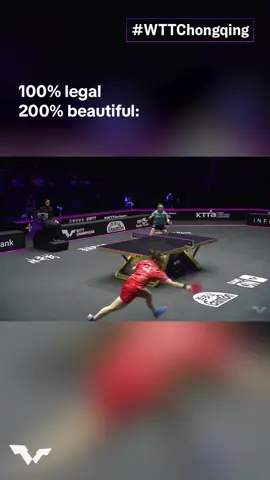 When Mima Ito pulled off this scintillating around-the-net point 🤩🤯 More top points await at the upcoming #WTTChongqing, happening from 30-3 May 🔜 #WTTChampions #PingPong #TableTennis 