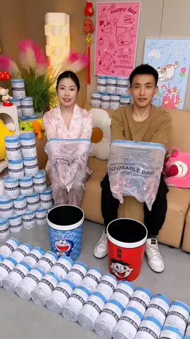 Túi đựng rác tự phân hủy, có dây rút chắc chắn