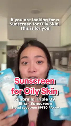 Replying to @Marilyn Cruz Sunscreen for Oily Skin? I got chuuu! This one from @YOU Beauty Philippines , Sunbrella Triple UV Elixir Sunscreen with SPF50+ PA++++ is so good for people with oily skin like me! 🫶🏻 #sunscreenforoilyskin #sunscreen #sunscreenrecommendation #sunscreenreview #sunscreenviral #sunscreentips #oilyskinsunscreen #oilyskin #sublockforsunscreen #YOUBeautyPh #YOUSunbrella #sunscreenreco #skincare 