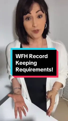 🚨WFH record keeping requirements!🚨#fyp #foryoupage #foryou #taxagent #taxadvice #tax #australia #aussietax #taxtok #taxtips #aussie #taxaustralia #wfh 