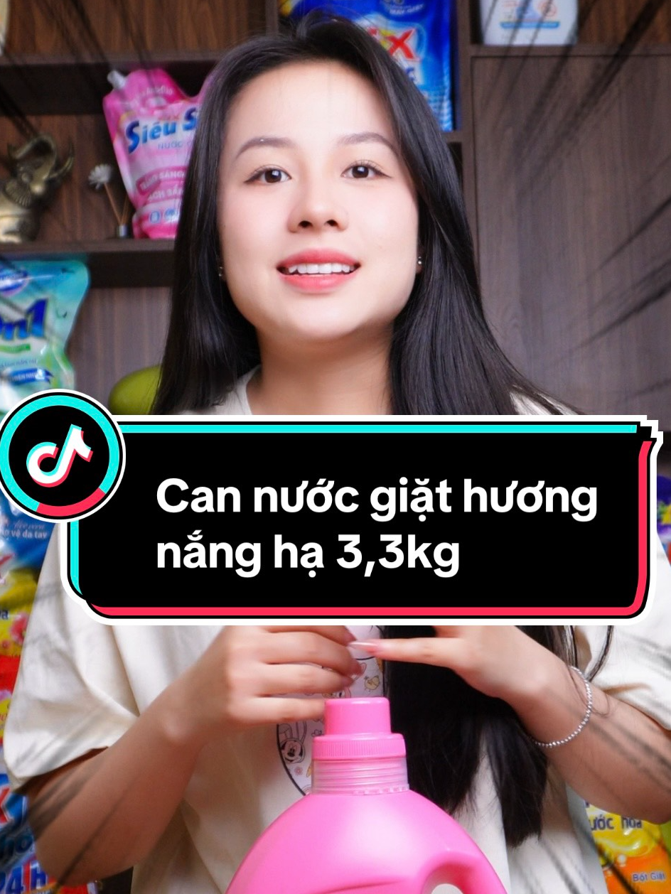 Nước giặt lix sạch thơm hương nắng hạ can 3.3. Dùng thử chưa mấy bà ơi, chưa thì dùng lẹ đi mấy bà ơi #ecg #lixcovietnam #nuocgiatlix #bondycare