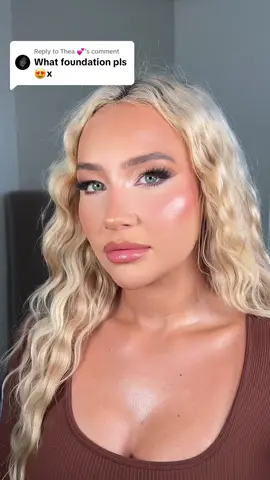 Replying to @Thea 💕 the best foundation!! Full coverage but still looks like skin and lasts all day/night 😍😍😍 i use this on a lot of my clients !! #makeup #fyp 