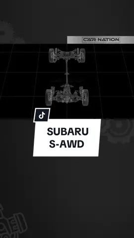 Hệ dẫn động 4 bánh toàn thời gian đối xứng S-AWD trên #subaru #oto #xehoi #symmetrical #awd #carnationvn 