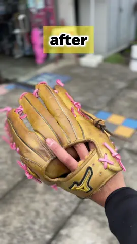 使い込んだミズノプロのグローブをメンテナンス。 えーっと俺の頭のこと鳥の巣とかプードルって言ったやつは誰？ #ミズノプロ #グローブ #グローブ磨き #フルメンテナンス 
