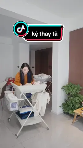 kệ thay tã đa năng cho bé#yeucon #mevabe #baby #xuhuong #mebimsua #nuoicon #chamcon #reviewmevabe 