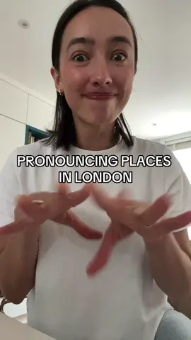 If you’re visiting London, don’t look like a 🤡 like I did my first visit and learn how to pronounce these places😉 you can thank me later!! #london #americanintheuk #visitlondon #todoinlondon #britishhumour 