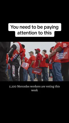 5,200 Mercedes workers are on the verge of a historic victory. If they win, they’ll become the largest new manufacturing union in the country since 1989. And they’re just miles from Bessemer, AL, where Amazon workers jump-started the labor movement 3 years ago. #labormovement #labor #workersrights #union #uaw #mercedes 
