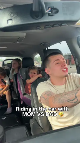 Mom vs Dad car rides 😂😂😂#couplecomedy #comdey 