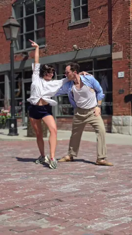 C’mon let’s twist again 🎷🎺 #fashion #toronto #dance #couple #jive #swing  🎥 @Marius Mutin 