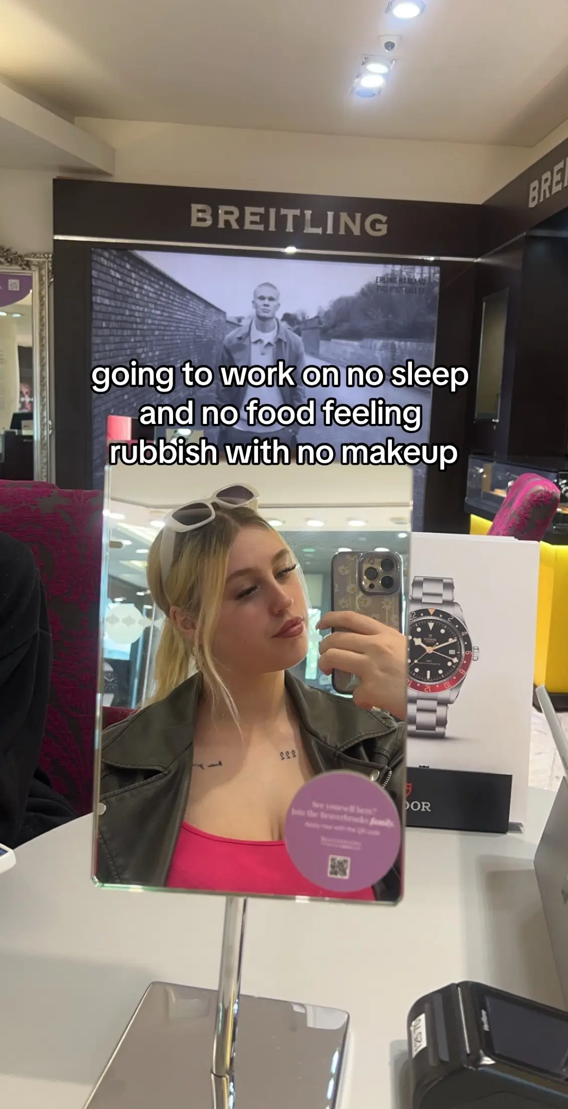 love cute passengers who compliment me or when other staff compliment me to passengers “go over to the pretty girl sat other there”