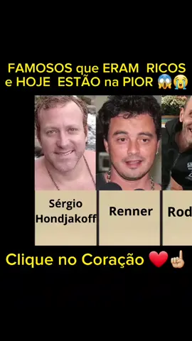 FAMOSOS que ERAM RICOS e HOJE estão NA PIOR 😱 #famosa #famosas #famoso #famosos #celebridades #curiosidade #curiosidades #globo #redeglobo 