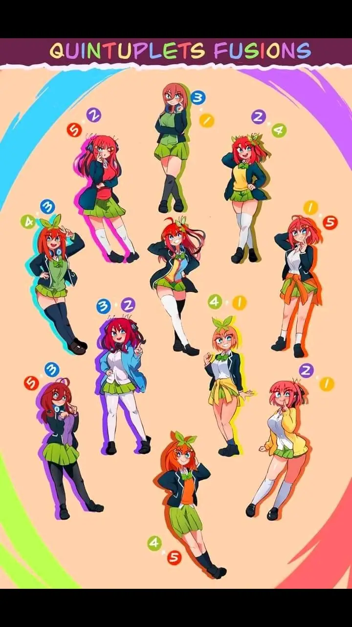 the Quintessential Quintuplets #thequintessentialquintuplets #gotouben_no_hanayome 