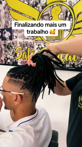 Inspiração de trança masculina #tranças #trancista #inspiracion #penteado #dicas #