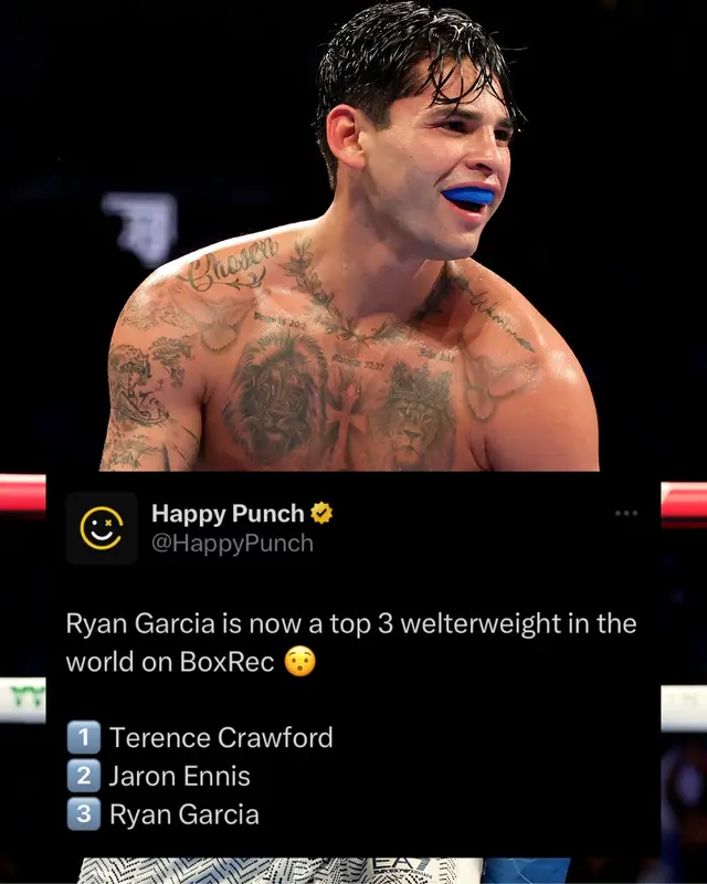 Ryan #3 at 147 on box rec rn 👀 (h/t @Happy Punch) #ryangarcia #boxingtok #boxing 