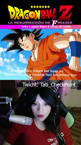 Goku y Vegeta llegan al campo de batalla - reaccionando a Dragon ball #reacciones #dragonball #dragonballz #taticheckpoint #peruana