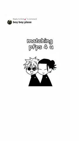 Replying to @Emir🎸 boy and boy matching pfps ˗ˏˋ ´ˎ˗ #fyp #matchingpfps #pfp #capcut #anime #jjk #gojo #discord #viral #blowthisup 