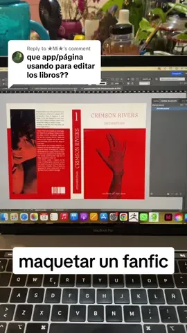 Replying to @★Mi★ ni yo me entendí, si veo q hay gente q quiera aprender hago tutorial en serio #bookbinding #crimsonrivers #indesign #fanficbinding 