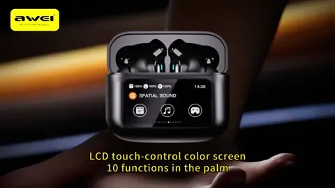 🔥New arrivals🔥 Awei T56 ANC& TWS earbuds with LCD Touch Control Color Screen #awei #aweimalaysia #aweiofficial #aweiofficialstore #gaming #newarrivals #new #earbud #foryoupage #ftpシ #2024 #viral #tiktokshopmalaysia #original #earbuds #tts 