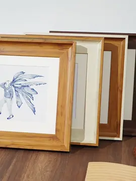 Color Blocking Wooden Photo Frame🖼4R 6R A4 Size✅for Desk Display Wall Hang👍Sleek Design High Quality Material 🤩#photoframe #photoframes #woodphotoframe #homedecor 