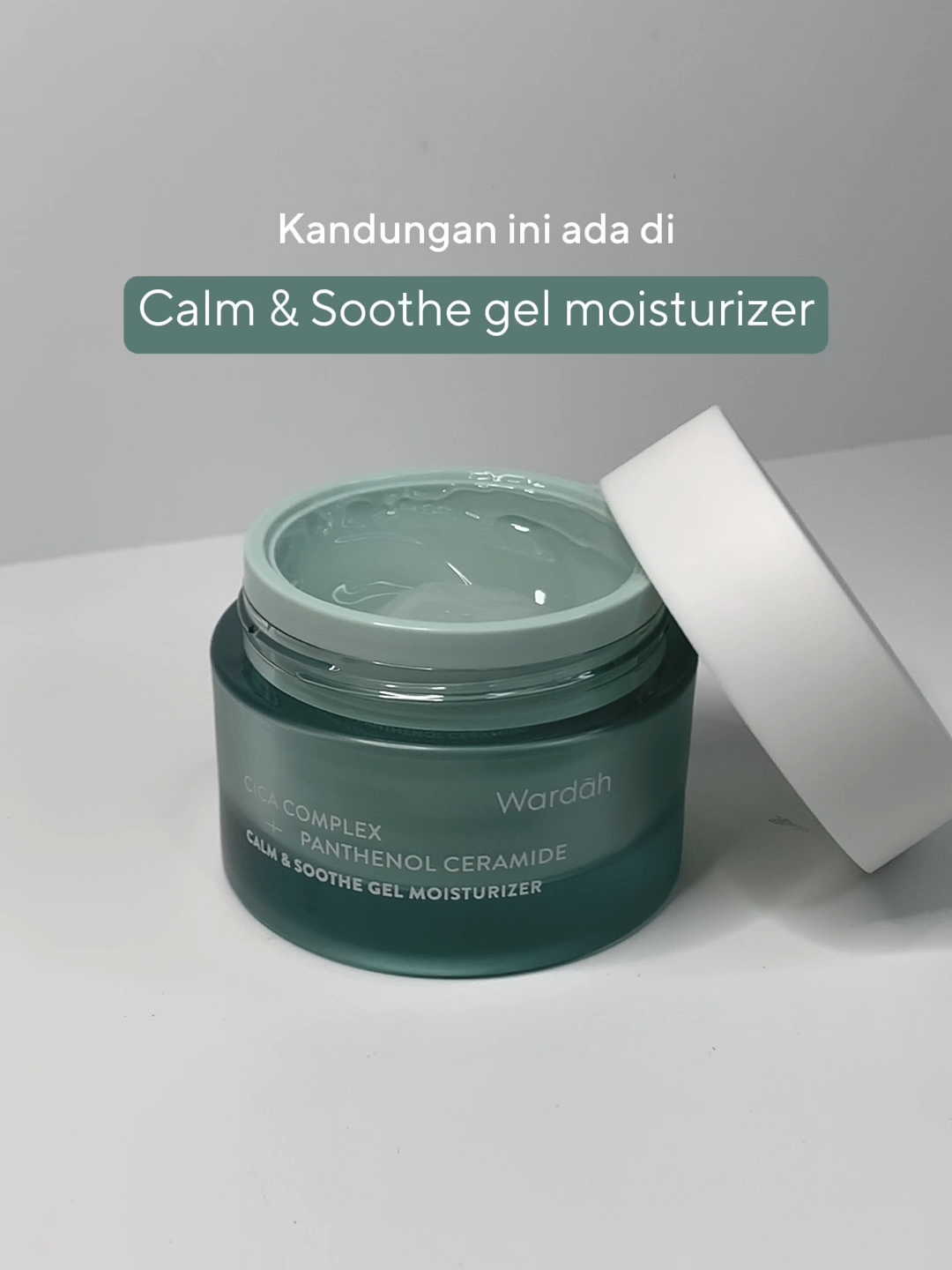 Kandungan Cica Complex? 👀 Yappp, kandungan yanggg bagus banget buat meredakan redness & tanda-tanda sensitive skin ✨ #cica #calmandsoothegelmoisturizer