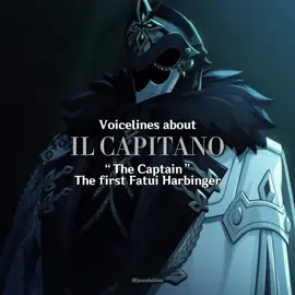 he surely is the harbinger i am most excited for 🫣  #GenshinImpact #Capitano #IlCapitano #TheCaptain #Fatui #FatuiHarbinger #fy #fyp #harbinger #arlecchino #scaramouche #wanderer #tartaglia #childe #mika #hoyocreators