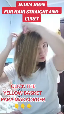 INOVA IRON FOR HAIR STRAIGHT AND CURLY FOR HAIR KAYA CLICK THE YELLOW BASKET PARA MAKAORDER#inova #INOVA #ironforhair #iron #IRON #hair #HAIR #HAIR #virall #viralvideo #VIRAL #viral #trendingvideo #thesosyalerangtindera #legit💯