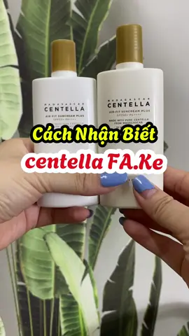 Các bác đã phân biệt được centella hàng real và fa.kè chưa ạ #lien30493 #skincare #skin1004 #kemchongnang #centella 