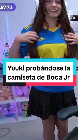 que tal le queda la camiseta de Boca a @Staryuuki 😎 #parati #fyp #viral #staryuukiii #bocajuniors #bocajuniorsoficial💛💙  #staryuukii #staryuukientwitch #yuuki 