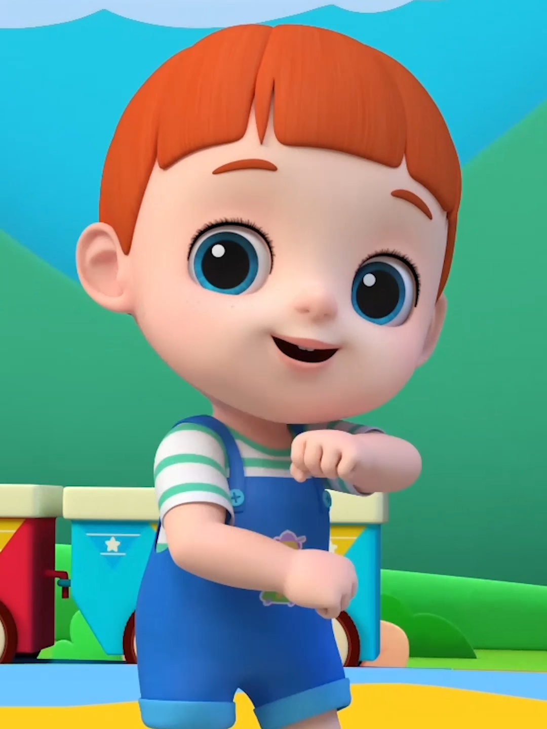 Train Song#songforkids #tiktokforkids #cute #baby #tiktok #fy #Domikids #train