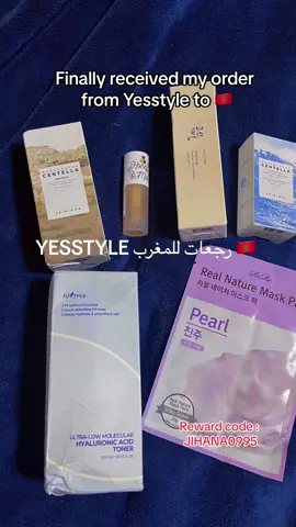 My order from Yesstyle 🇲🇦 Mon code promo : JIHANA0995 @YesStyle @YesStyleInfluencers  #yesstyle #yesstyleinfluencers #morocco #skincare #skincaretips #skintok  #yesstylemorocco #koreanskincare #منتجات_كورية #كوريا #سكين_كير 