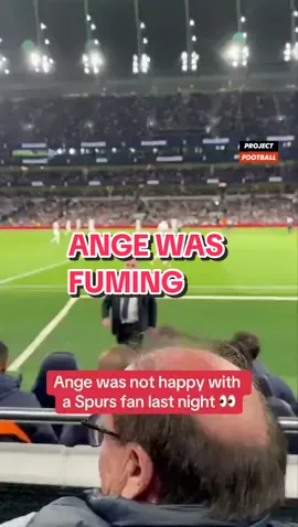 I wonder what he did to make Ange so mad… 👀 Via X/Spurserk #PremierLeague #football #Soccer #footballfans
