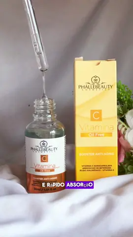Serum facial Vitamina C Phállebeauty. Todos os benefícios no video.  #vitaminac #skincare #phallebeauty #fyp 