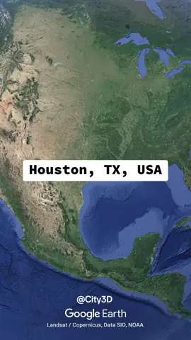 Houston, Texas, USA Houston boasts a rich tapestry of architectural styles that reflect its diverse history. From iconic skyscrapers to historic homes, the city's architecture tells the story of its evolution over time. Influences range from Victorian and neoclassical to modern and postmodern designs, with notable landmarks like the Astrodome, the Williams Tower, and the Art Deco-style City Hall standing as testaments to Houston's architectural heritage. The agglomeration host also the Katy Freeway, officially known as Interstate 10, which is the largest freeway of the world.  With 26 lanes of circulation, the Katy Freeway underwent a significant expansion project in the early 2000s to alleviate congestion.  However, expanding highways only increases car demand, which is not a sustainable way to organize cities. Instead of building transportation alternatives, enlarging highways will only create more and more congestion, like a drug addiction.  #houston #texas #USA #katyfreeway #highways #interchange #architecture #urbanplanning #arquitectura #city3d #googleearth #skyscrapers #car #travel #viajes #urlaub #vacances 