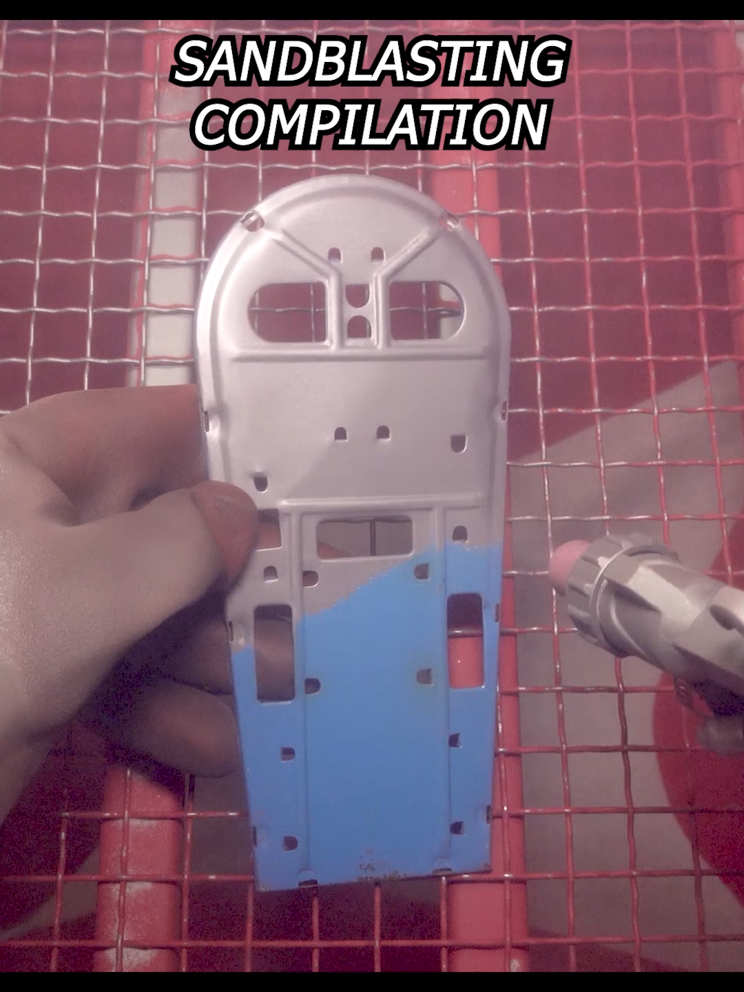 Sandblasting compilation #restoration #diyproject #metalwork #sandblasting #fyp