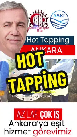 SU KESİLMEDEN ONARIM HOT TAPPİNG  #aski #hot #tapping #mansuryavaş #altyapı #ankara #angara #mansurbaşkan #trendvideo #trending #trend #viraltiktok #türkiye #belediye #tr #türkiyetürklerindir @Mansur Yavaş @Ankara Büyükşehir Belediyesi 