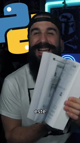 Libro de Python gratis 🐍 15 lecciones desde cero, paso a paso y divididas por dificultad: 🕺🏻 Introducción 🏄🏻‍♀️ Estructuras de control 📦 Tipos y estructuras 🕹 Funciones ➗ Operadores 🏄‍♂️ Programación orientada a objetos 🛠 Excepciones 📥 Ficheros 📚 Módulos y paquetes 🚀 Test, Documentación y Consejos 🔬 Ejemplos y ejercicios 🚜 Usando paquetes externos 🍾 Proyecto final 📙 Se llama ellibrodepython.com #programacion #programadores #python #curso #libro 