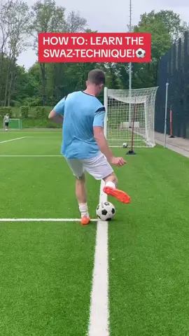 HOW TO: LEARN THE SWAZ!⚽️🚀 #football #Soccer #skills #tutorial 