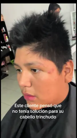 Ondulación permanente mas corte mid fade para cabello trinchudo y lacio #parati #curlyhair #tendencia #foryou #salon #colors #mechas #hair #foryoupage