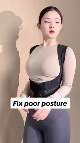 Fix your posture #fyp #posture #posturecorrection #hunchback #pranashposture #beauty #change #girls #pov #posturecorrector 