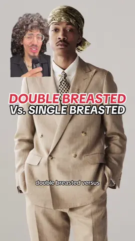 Double Breasted Tailoring Vs. Single Breasted Tailoring 🤪🤘🏽🔥😈 #menswear #mensfashion #tailoring #doublebreastedsuit #suits #mensoutfitideas 