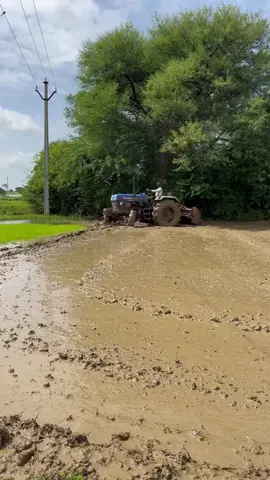 Powertrac 4wd tractor working 🚜 