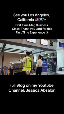 See you Los Angeles California in 12 Hours ✨🇺🇸✈️ Thank you Lord for this First Time Experience Again ❤️ @Kevin Kyle Cadavis 